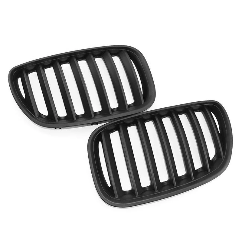 Grille Bumper Grills Matte Black Grill Front Replacement Kidney for BMW E53 X5 LCI 04-06 | Автомобили и мотоциклы