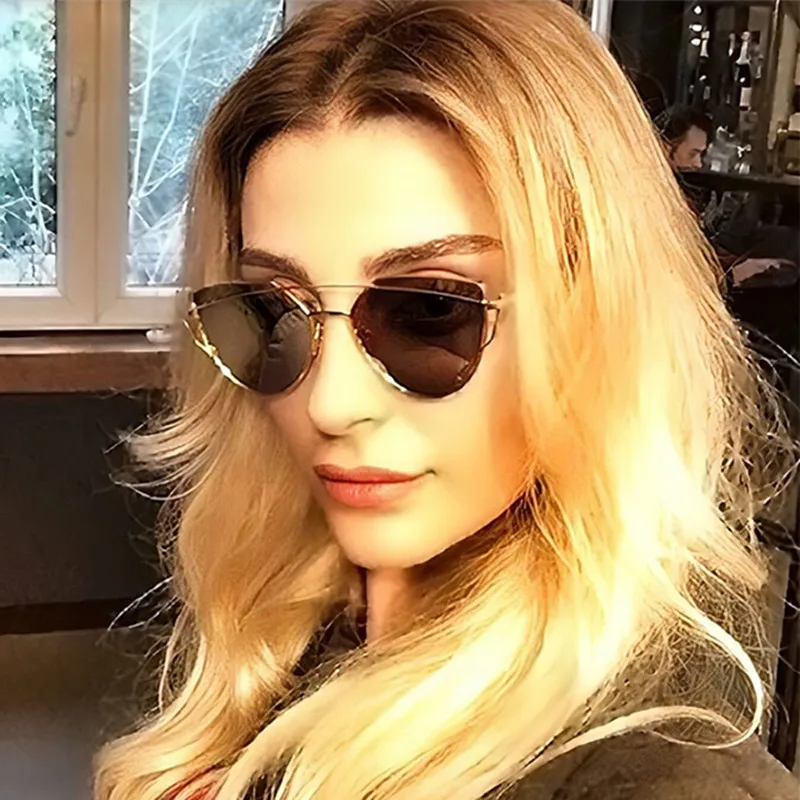 2020 кошачий глаз винтажные брендовые дизайнерские металлические отражающие