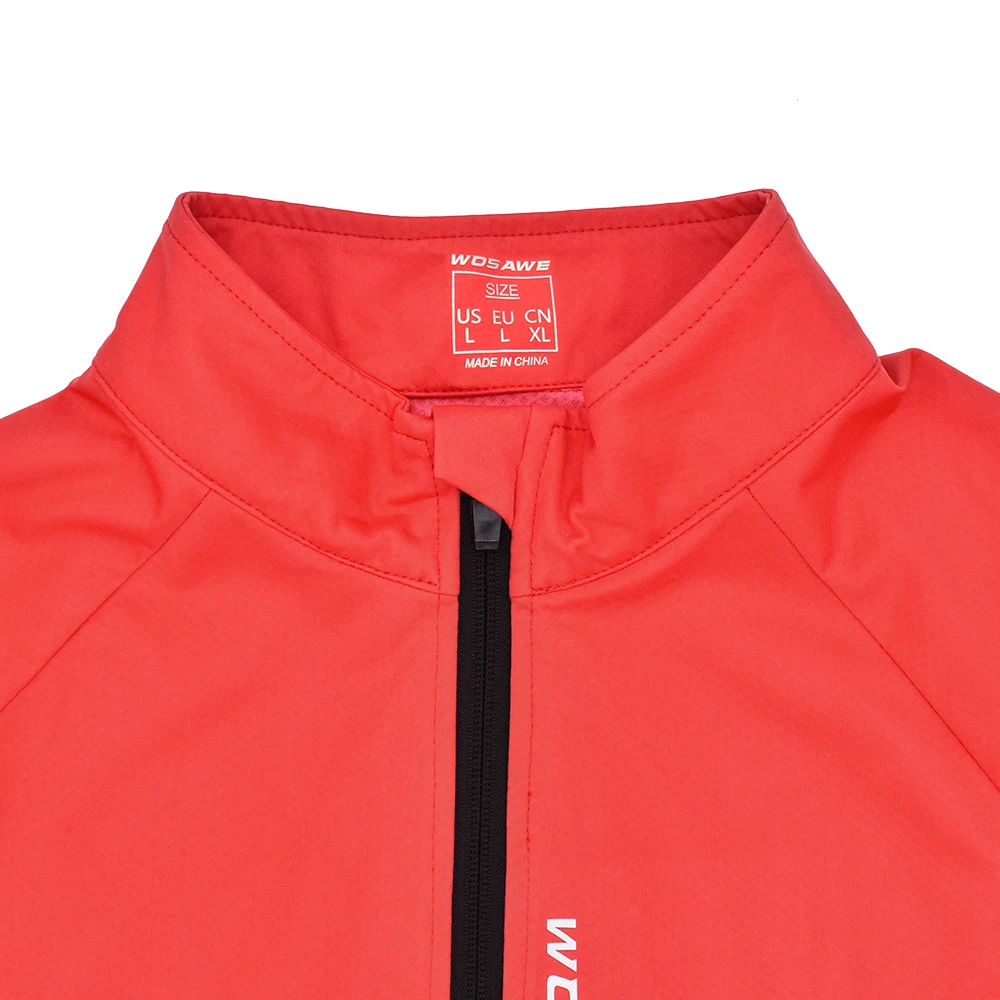 Осенне-зимняя велосипедная куртка WOSAWE водоотталкивающая трехслойная теплая для