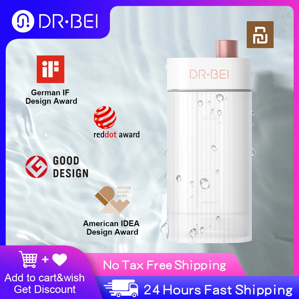 

DRÂ·BEI F3 Oral Irrigator Dental Portable Water Flosser 3 Modes Tips USB Rechargeable Jet Flosser Irrigator for Cleaning Teeth