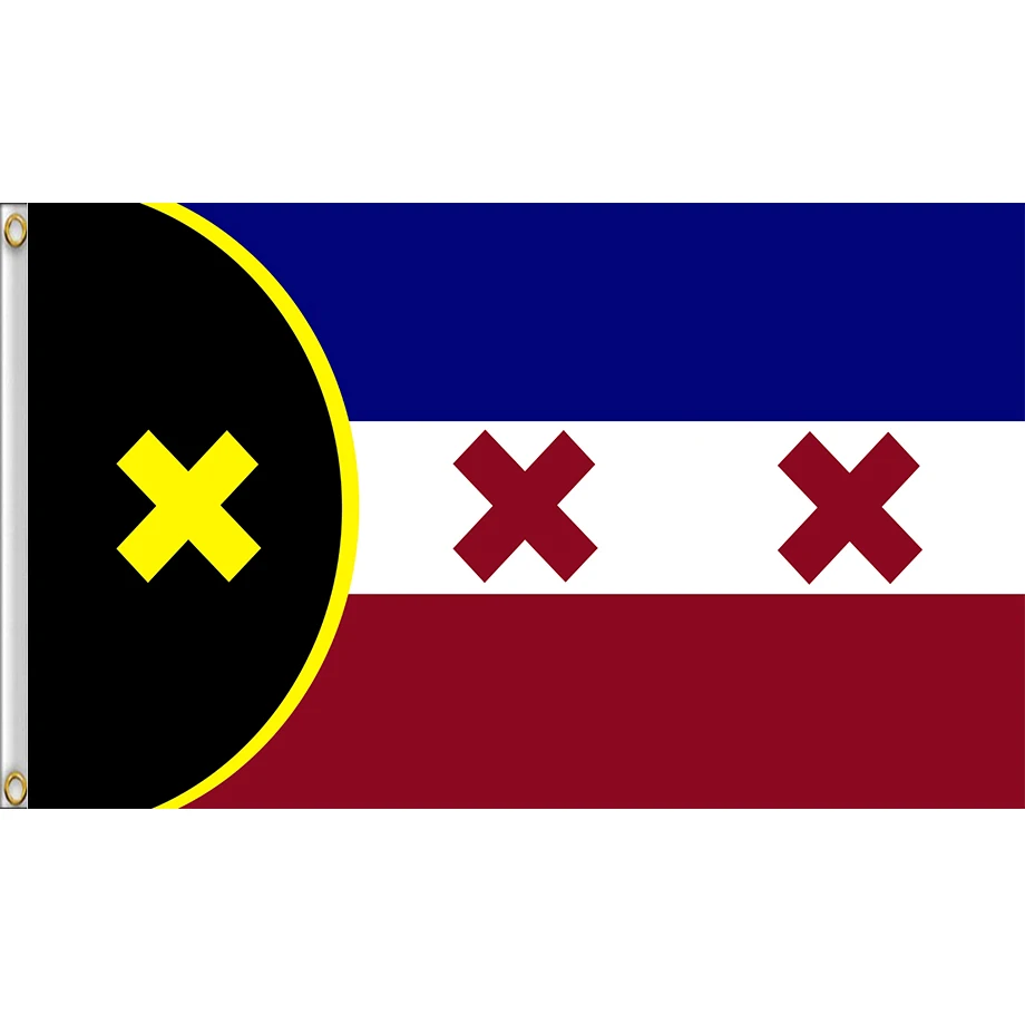 

L'Manberg Flag Custom Banner Polyester Brass Grommets Any Size 2x3FT 3x5FT