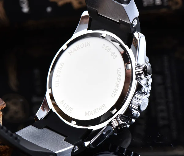 

BRAND gold Ulysse Nardin -1846 watch Top luxury mark male watch Military sport chronograph male quartz watch Waterproof watch