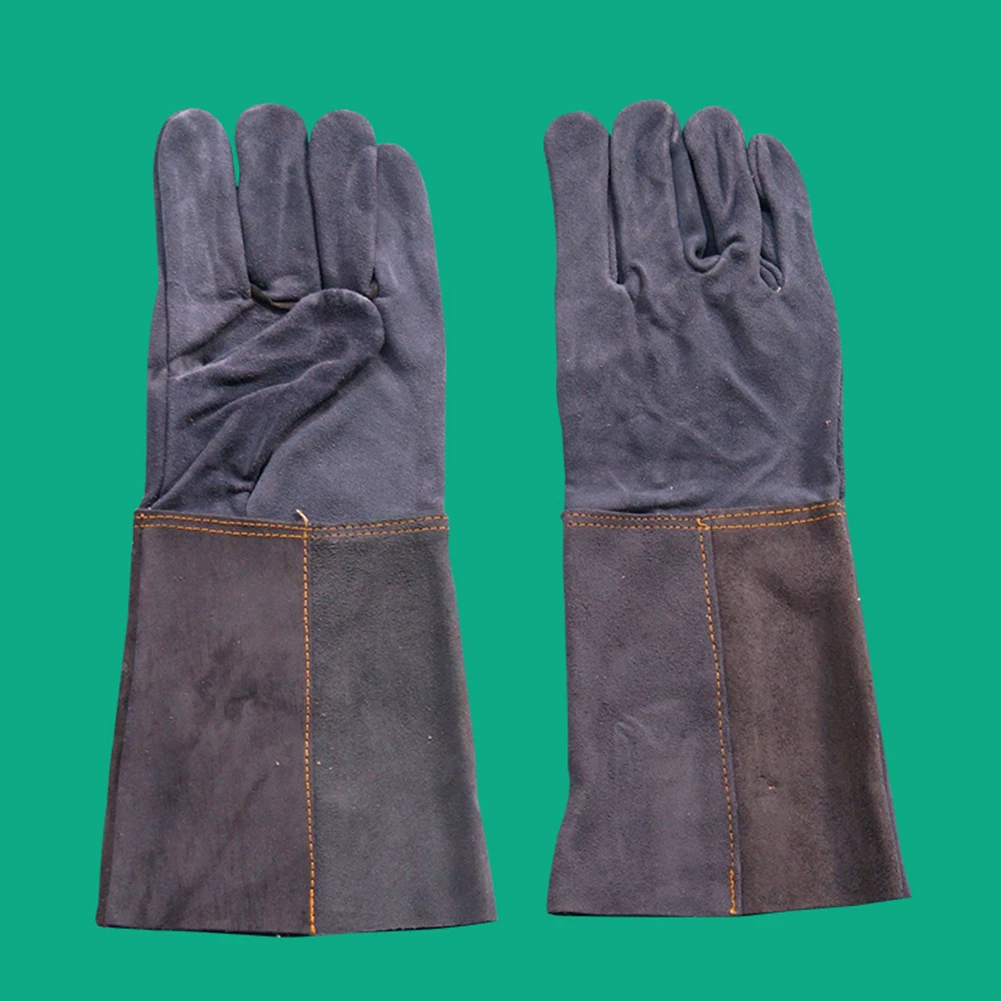 Перчатки рабочие кожаные для барбекю защитные перчатки рабочего сада защита от