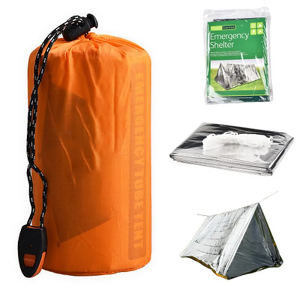 

Outdoor Camping Emergency Survival Sleeping Bag Blanket Tent Portable Waterproof Reuse Sleeping Gears Reusable Bag