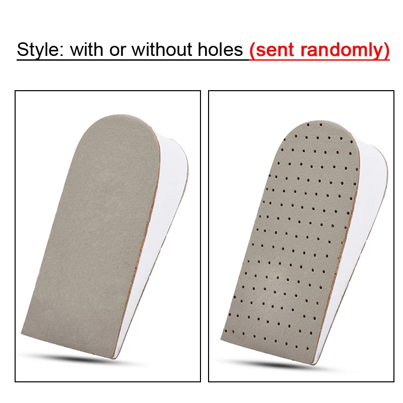 Sunvo Half Heighten Insoles Heel Insert Elevator Sports Shoes Pad Invisible Lift Taller for Up 1-4cm Height Increase Insole Pads