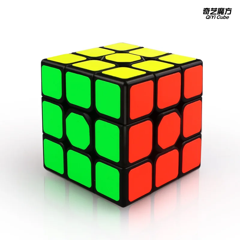 QIYI QIHANG W 3x3x3 Cube 3x3 Magic Cubes Professional 5 6 см черно белая наклейка скоростная головоломка