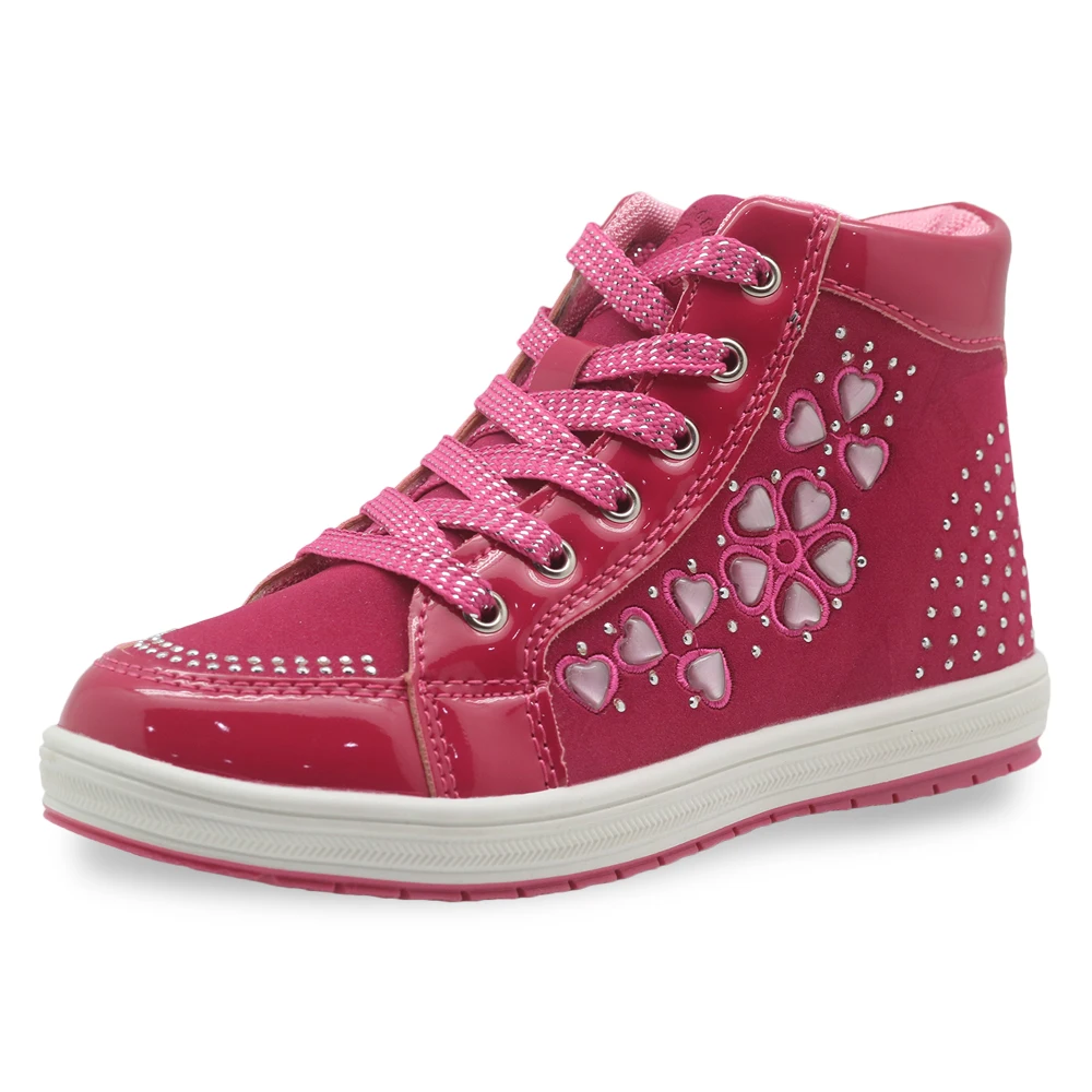 Обувь для девочек Apakowa демисезонные детские полуботинки мартинсы с цветком из