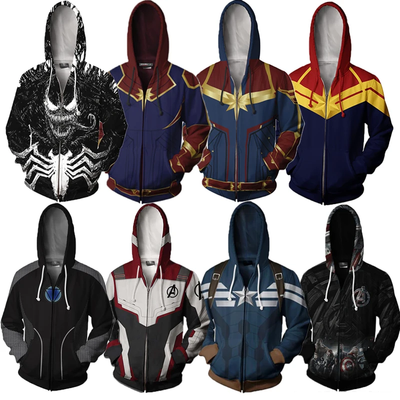 

Endgame Hoodie Cosplay Jacket Sweatshirt Costumes Quantum Realm Pants Superhero Hoodies Long Suit Costume