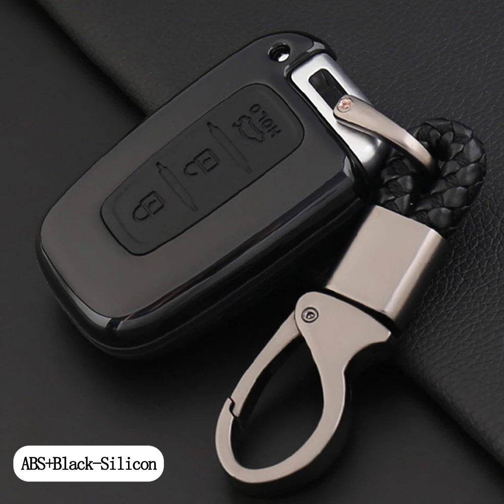 Чехол для автомобильного ключа из силикона и АБС Kia Sportage Forte Optima Soul Azera Sorento 3 кнопки