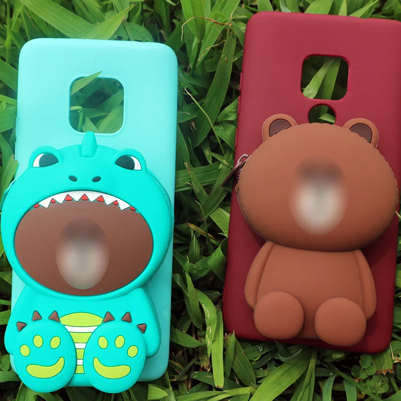 FAYDAI для Huawei P30 Lite чехол 3D милый мультяшный кошелек телефона Pro P 30 Чехол Мягкий ТПУ