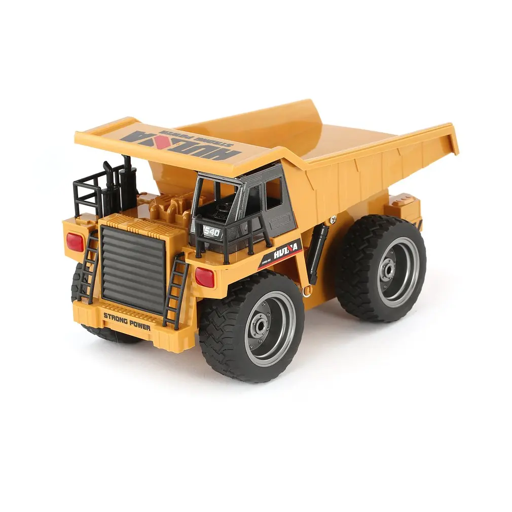 HUINA 1540 1:18 2 4G 6CH RC сплав самосвал усиленный вращающийся экскаватор инженерный