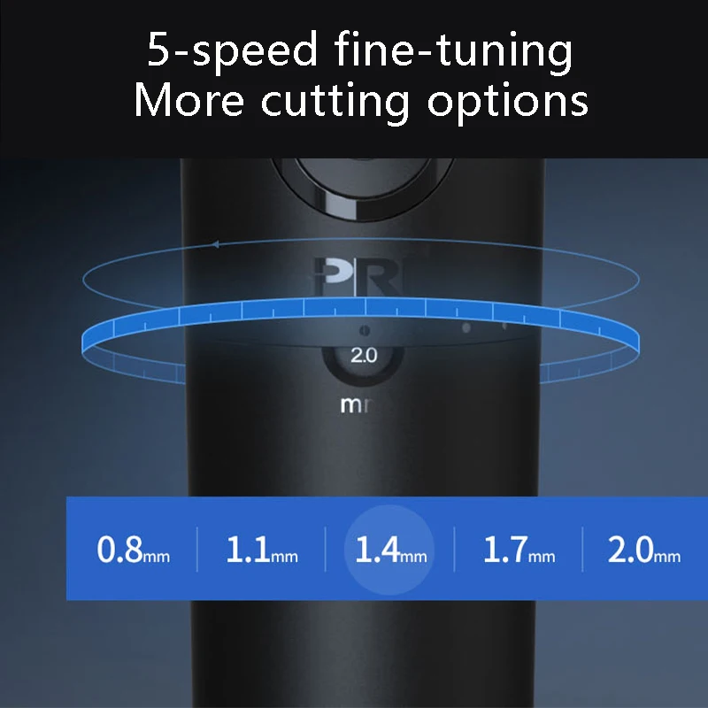 Машинка для стрижки волос Xiaomi Pritech LF1 Мужская машинка с моющейся керамической