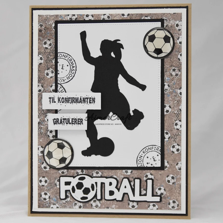 Металлические Вырубные штампы &quotстрельба&quot &quotФутбол&quot &quotсделай сам&quot