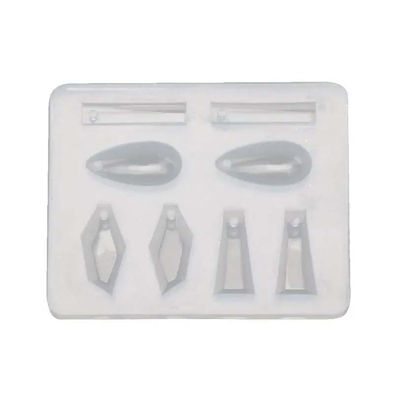 Необычный кулон с отверстиями серьги ожерелье смола форма ювелирные изделия