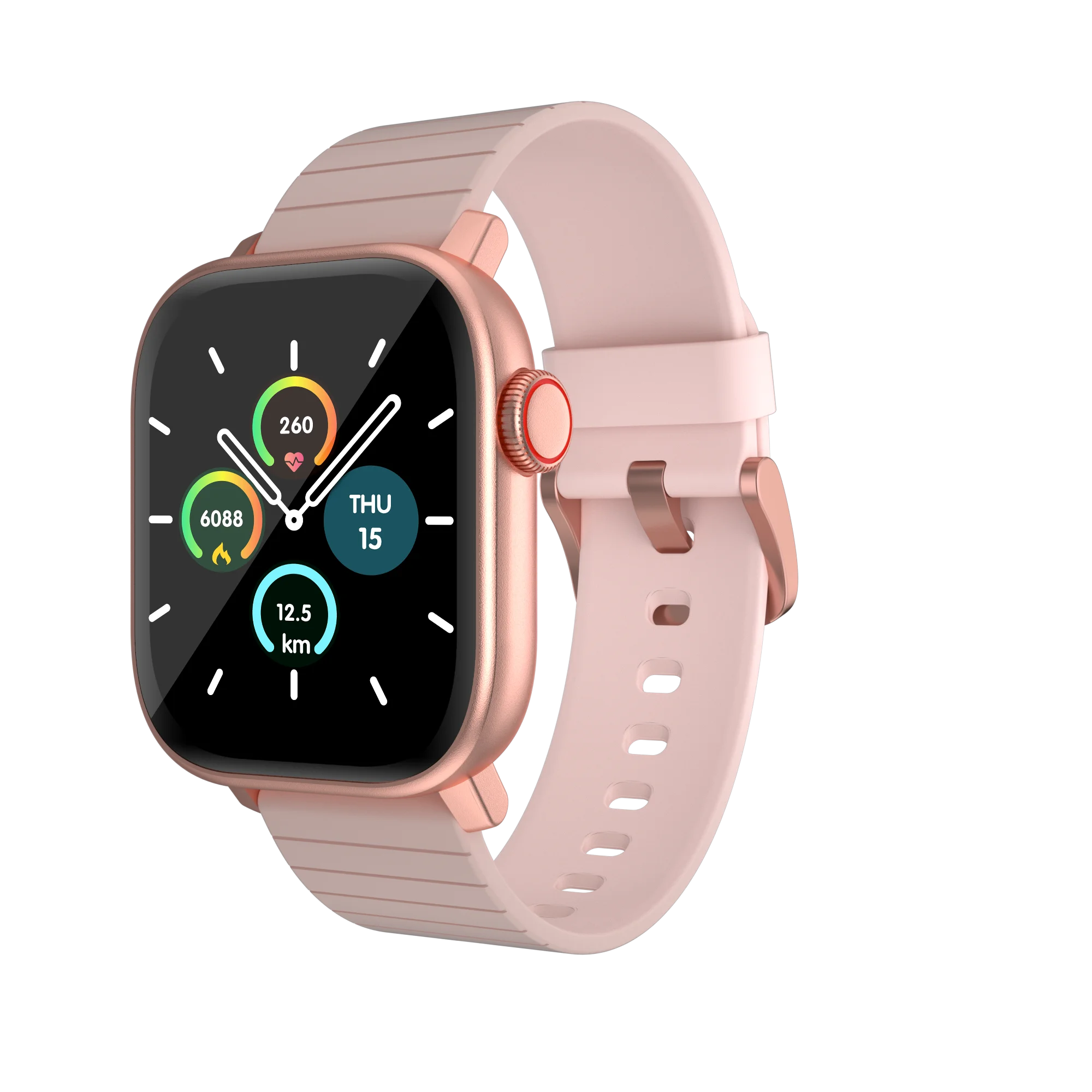 

M1 Smart Watch Heart Rate Meter, Blood pressure, Blood oxygen and Sleep Monitoring IP68 Waterproof knob flip Sport Bracelet Swim