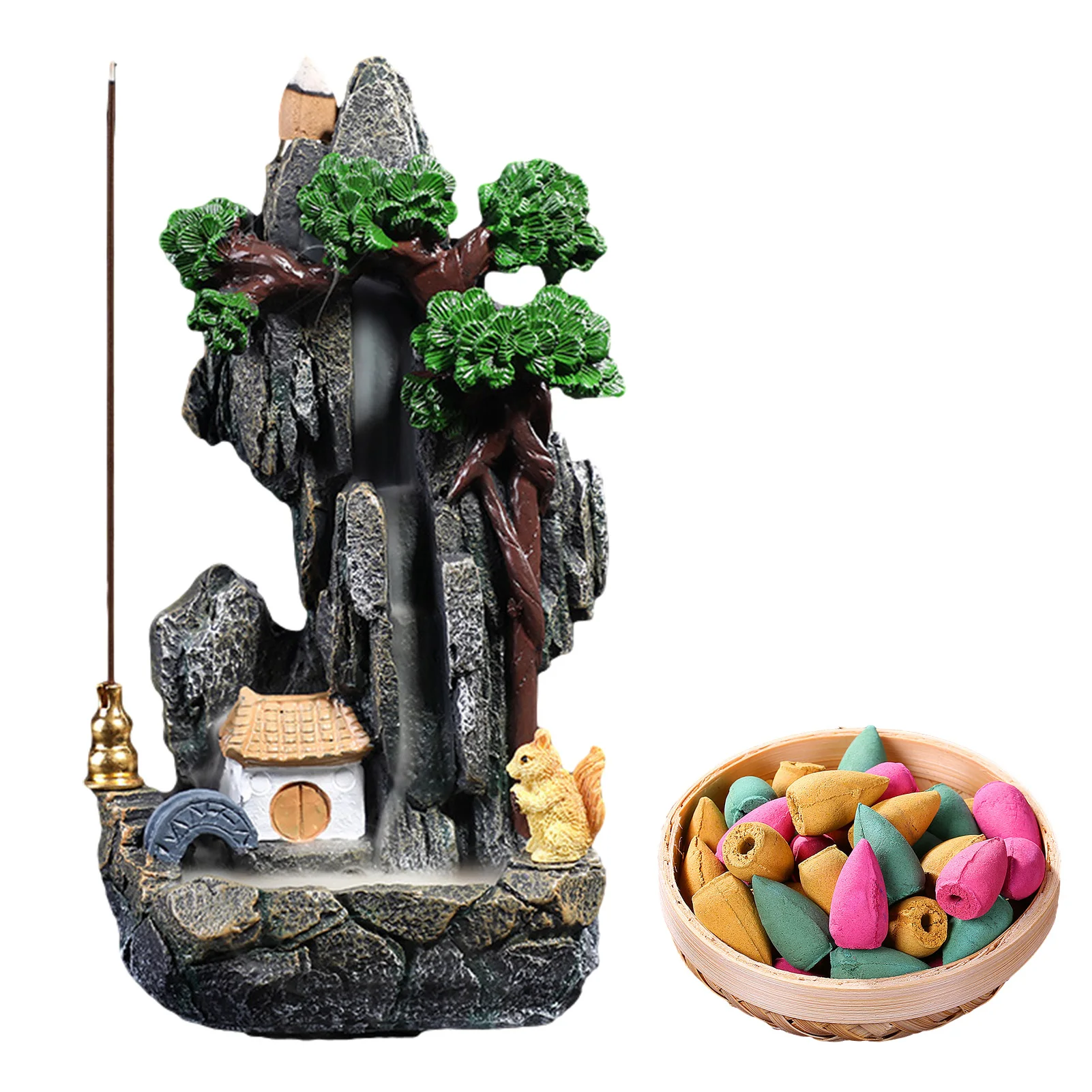 Гора для благовоний ароматическая курильница подставка горелка дома и офиса