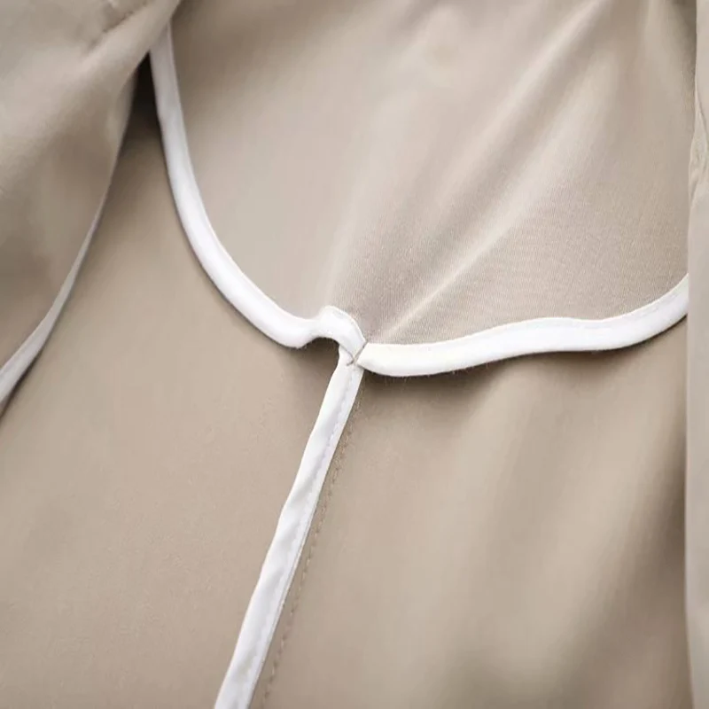 

2021 spring new product loose solid color breathable comfortable one button simple all-match suit jacket female