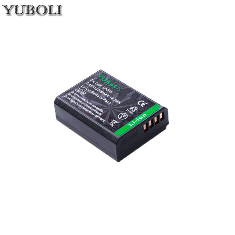 4x LP-E10 LP E10 LPE10 Камера Батарейки+ ЖК-дисплей USB Dual Зарядное устройство для цифровой однообъективной зеркальной камеры Canon EOS 1100D 1200D 1300D поцелуй X50 X70 X80 Rebel T3 T5 T6 - Цвет: 1battery