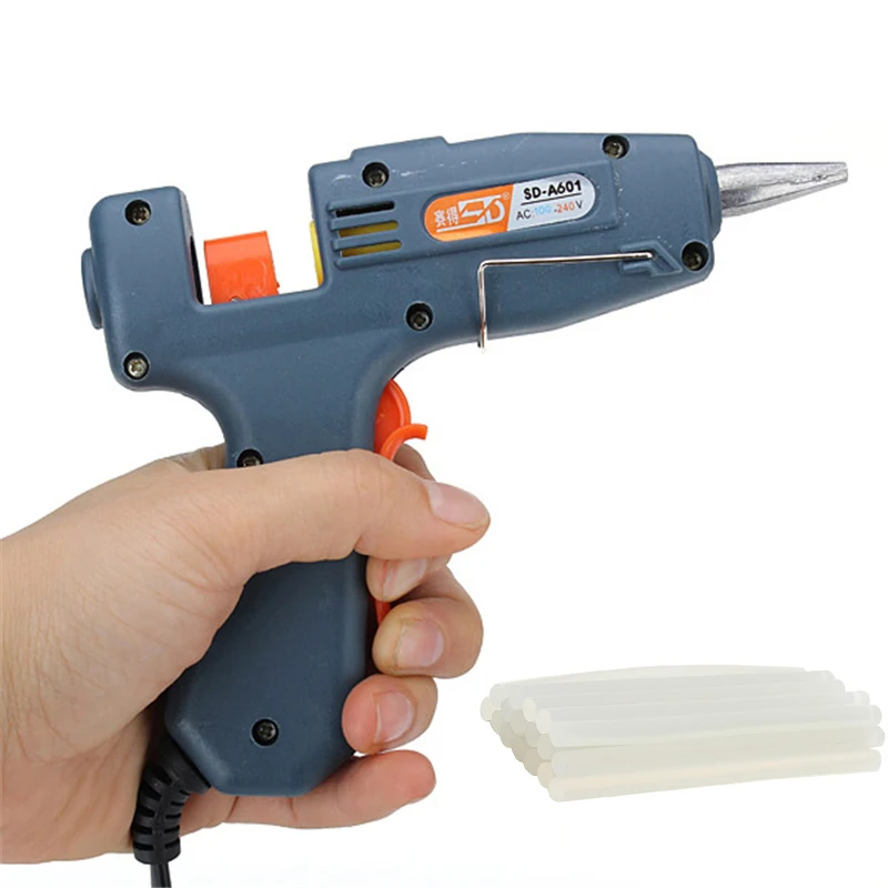 

20W High Temperature Glue Gun Electric US Plug Aluminum Nozzle Heating Wax Hot Melt Glue Gun DIY Hand Tool For 7mm Glue Stick