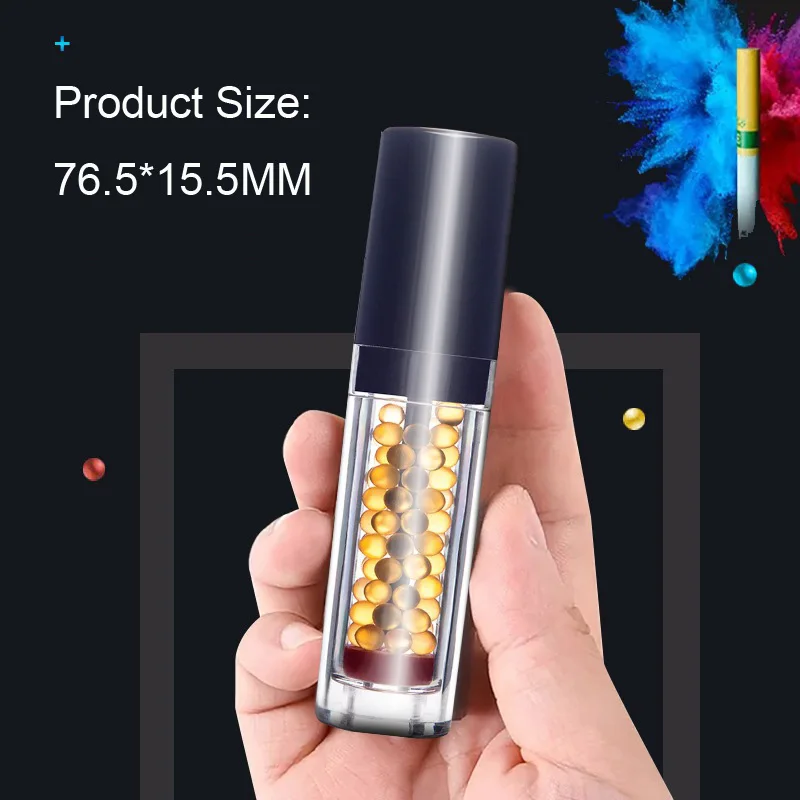 Портативные сигареты Pops бусины Капсульная коробка толкатель фруктовые