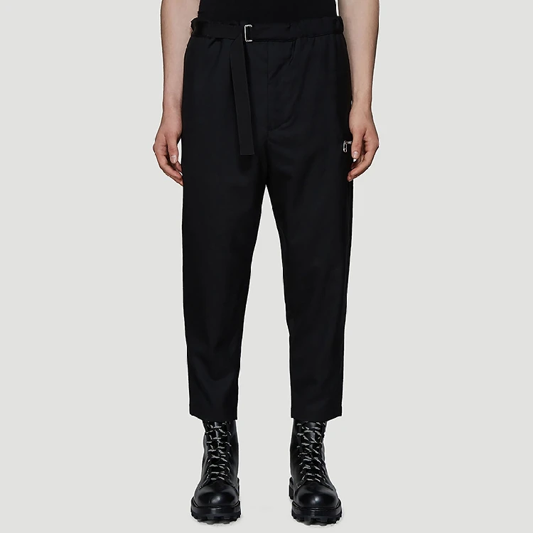 

Женская модель! 2019 облегающие мужские повседневные брюки на молнии с 9 точками.