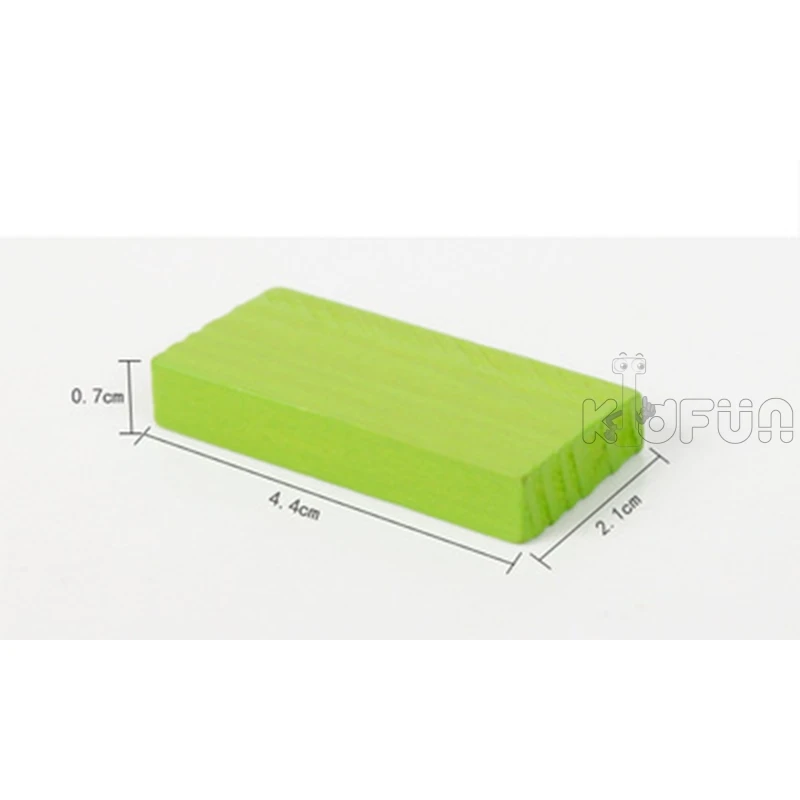 Juego de bloques de domin&oacute; de madera arco&iacute;ris para ni&ntilde;os, juguete educativo de bloques de domin&oacute; de Color arco&iacute;ris para ordenar, para regalo de Chico, 100/300/500 Uds.-4