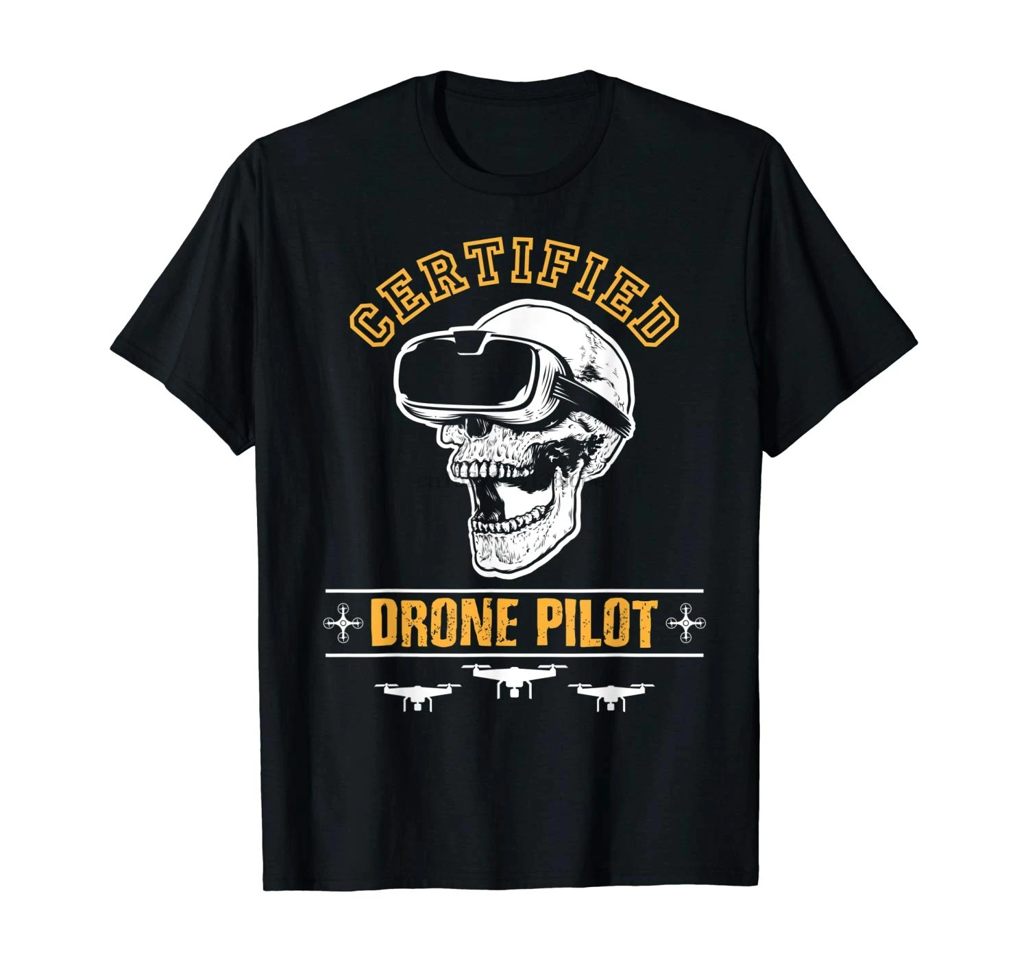 

Certified Drone Quadcopter Pilot Birthday Christmas T-Shirt