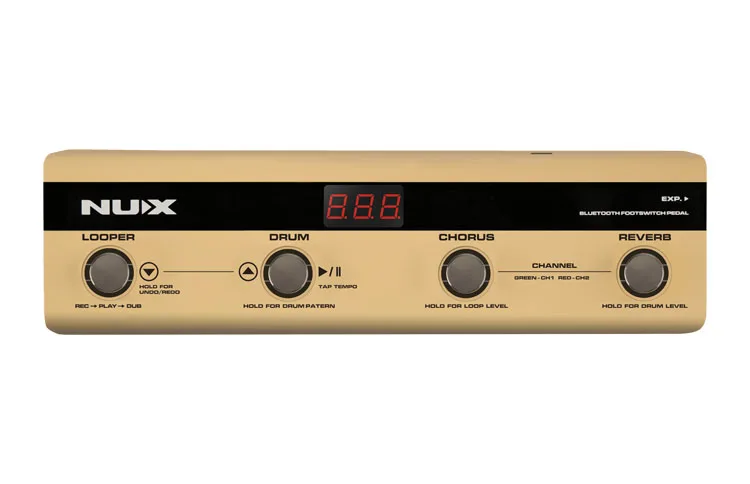 NUX NMP-4 Bluetooth Ножной Переключатель педаль беспроводной контроллер с выходом USB 5 в 4
