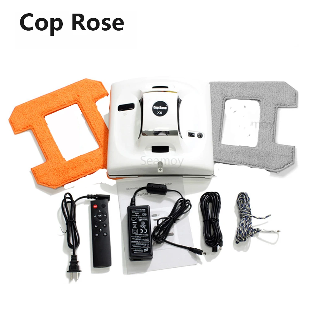 Робот для мытья окон COP ROSE X6 магнитный пылесос противоударный дистанционное