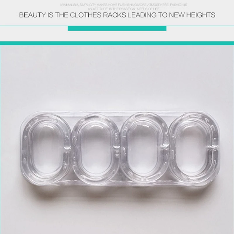 12 шт. качественные прозрачные крючки типа C для ванной водонепроницаемые