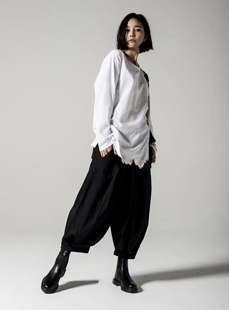 Оригинальный дизайн мешковатые брюки 2020 индивидуальный стиль одежда большой