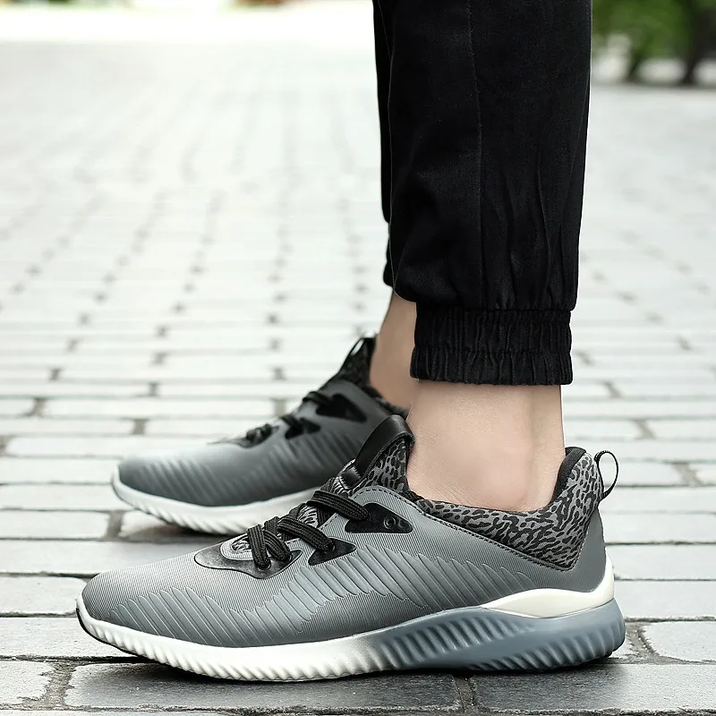 Кроссовки из искусственной кожи весенняя обувь Мужская дышащая повседневная на