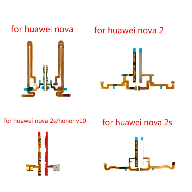 Для Huawei nova/nova 2/nova 2s/honor v10/nova 2 plus выключатель питания боковые кнопки