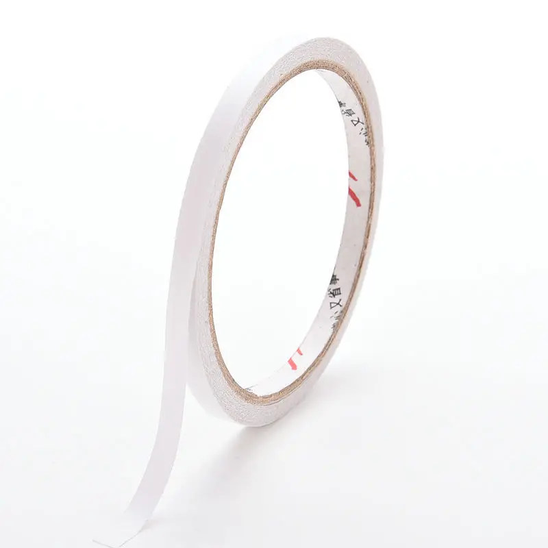 

1 Pcs Strong Adhesion Double Sided Sticky Tape White Powerful Doubles Faced Adhesive Office School Supplies 6mm x 10m