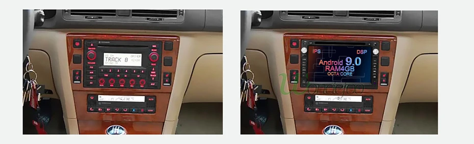 4G Android 9,0 DSP ips dvd-плеер для peugeot 307 VW PASSAT B5 B4 JETTA BORA GOLF 4 SHARAN поло MK5 MK4 MK3 T5 транспортер gps
