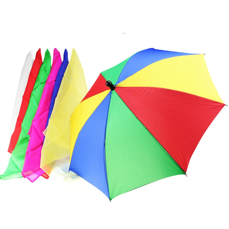 1 Set 40cm Magic Scarves Change The Umbrella (1 Pcs +6 Silks ) Tricks Street Stage Party Accessories | Игрушки и хобби