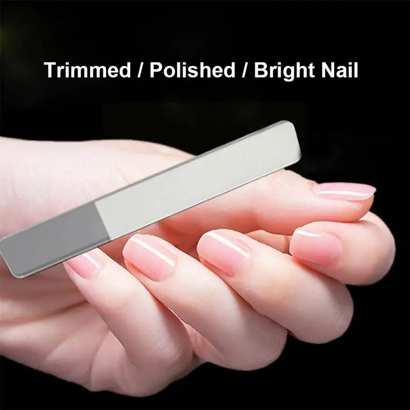 

Professional Nano Glass Nail File Buffer Block Shiner Manicure Accessories Nail Nail Art Tools Nails Files Manicure Polish V3O1