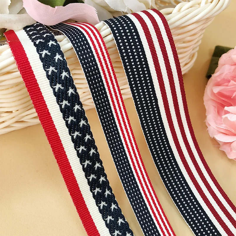 Прямые продажи с фабрики пятно жаккардовых лент полиэстер жаккардовой ткани