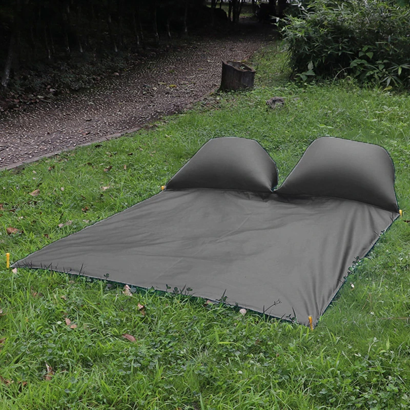 

New Waterproof Air Pillow Picnic Mat Outdoor Portable Moisture-proof Mat with Sandy Beach Grass Mat Sleeping Pad Beach Blanket