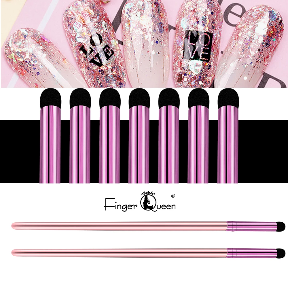 

3pcs Gradient Nail Brushes Picker Pen Manicure Dotting Sponge