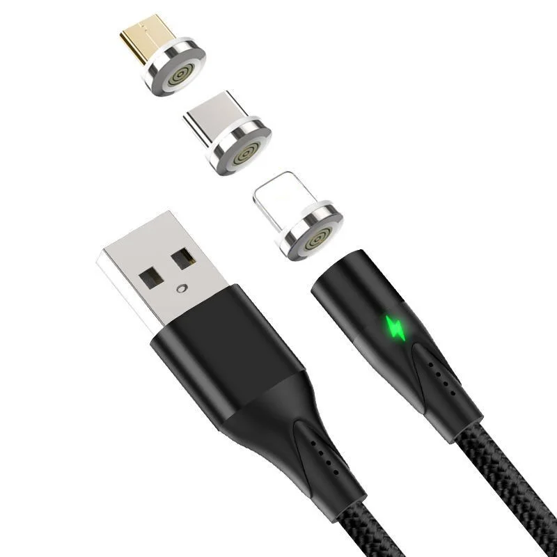 Магнитный кабель с нейлоновой оплеткой Micro USB для передачи данных Быстрый