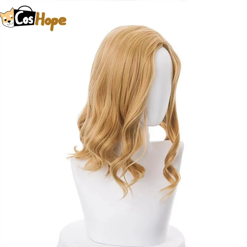 Женский парик для косплея Кэрол данверс термостойкий синтетический с короткими