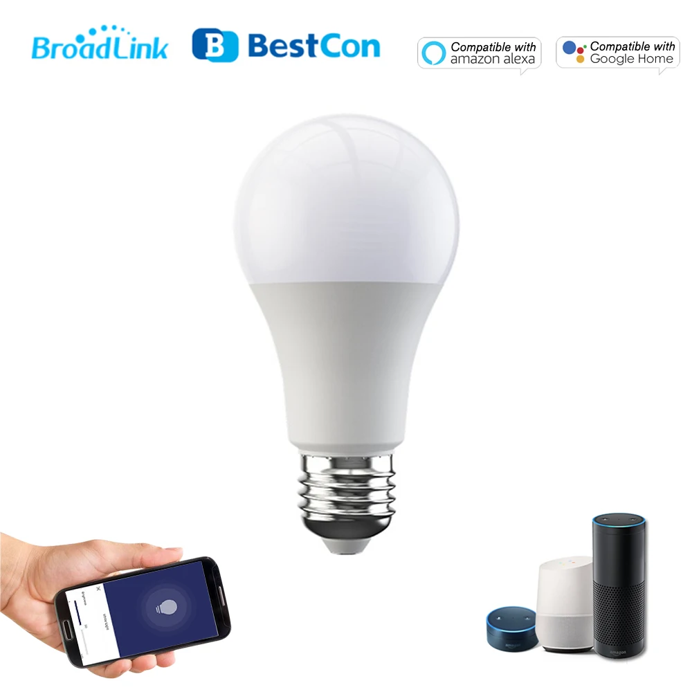 Умная лампа BroadLink Bestcon LB1 WiFi с регулируемой яркостью светильник для умного дома