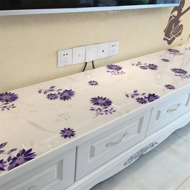 Прямоугольная Скатерть для свадьбы прямоугольная из ПВХ|table cloth cover|soft glasscloth table