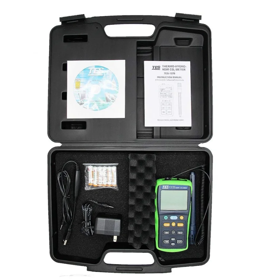Анализатор температуры и влажности TES1370 NDIR CO2|co2 analyzers|analyzer co2ndir analyzer |