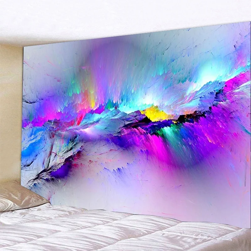 SepYue красочный художественный психоделический гобелен Настенный декор Мандала