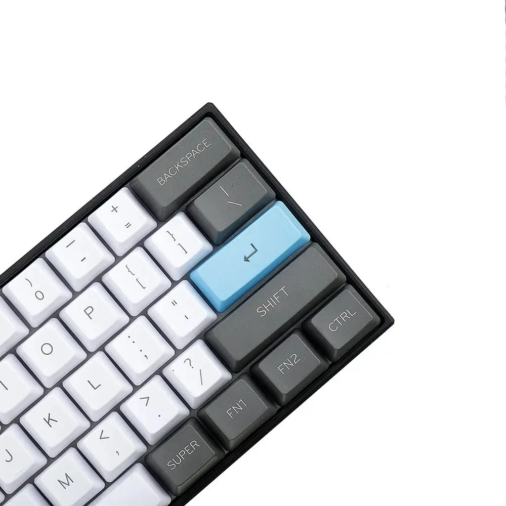 61 клавиша ANSI макет OEM профиль PBT толстые колпачки клавиш для механической