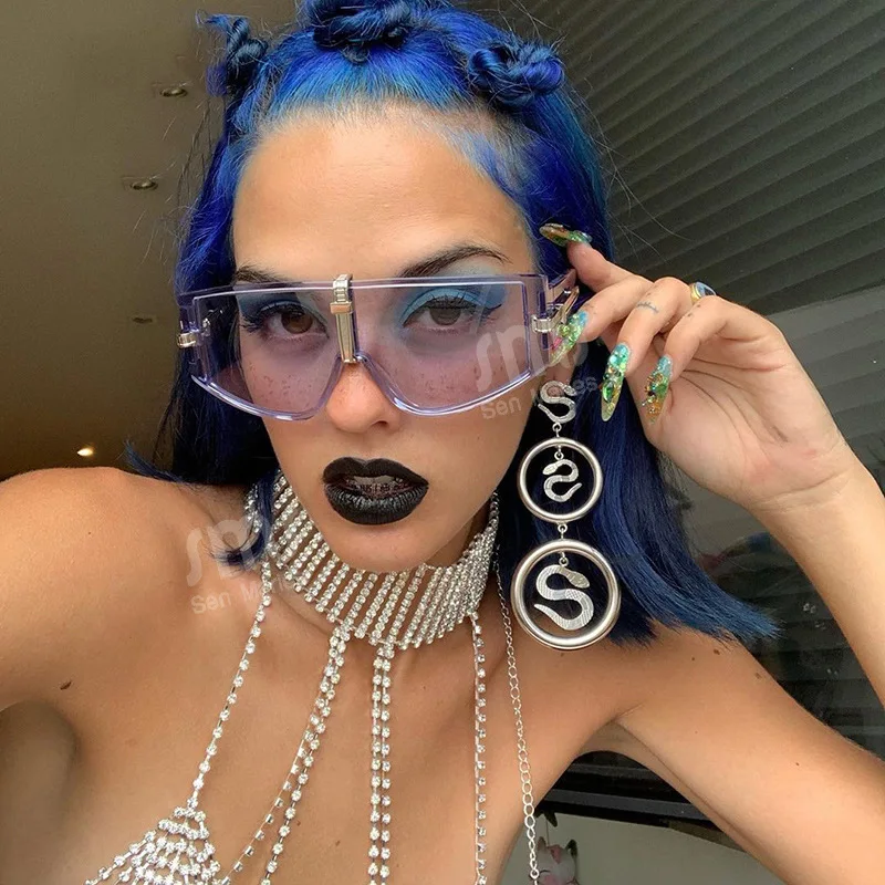 

Очки солнцезащитные в винтажном стиле для мужчин и женщин, оверсайз модные роскошные брендовые дизайнерские очки в ретро стиле