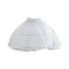 Милая юбка для косплея Лолиты для девочек, эластичная Регулируемая подъюбник на бретельках, повседневные Подъюбники в виде рыбьих косточек