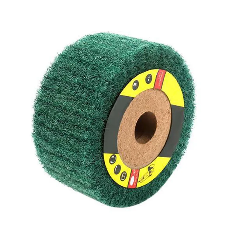 

1PCS 200x50mm Scotch Brite Mop Polishing Wheel Non-woven Flap Brush Sanding Disc scouring pad Grinding Disc